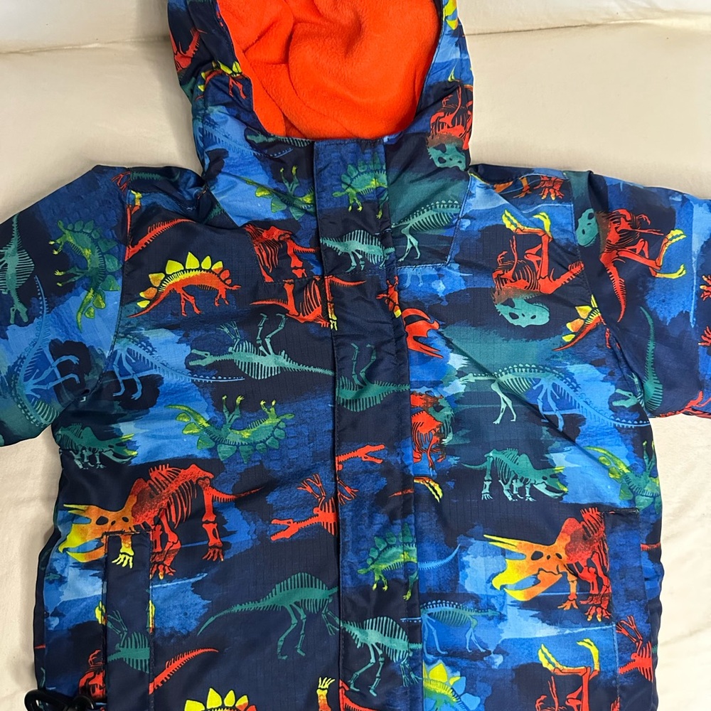 The Children's Place Orange Snowsuit